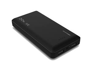 Універсальна мобільна батарея RealPower PB-20k SE Powerbank 20000mAh Black (PB-20k)