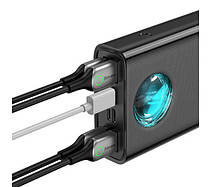 Павербанк Baseus Amblight Digital Display Quick Charge 65 W 30000 mAh Black (PPLG-A01), фото 5