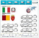 Вантажні перевезення з Рима в Рим разом з Logistic Systems., фото 9