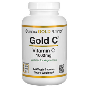 Вітамін С California Gold Nutrition Gold C 240 капсул