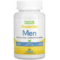 Витамины для мужчин Super Nutrition SimplyOne Men Multivitamin + Supporting Herbs (90 таблеток.)