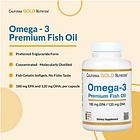 Омега-3 California Gold Nutrition 100 капсул із риб’ячого желатину, фото 4