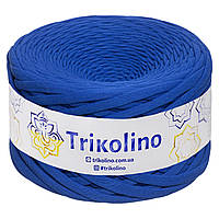 Трикотажная пряжа Trikolino, 7-9 мм., 100 м., Синий электрик, нитки для вязания