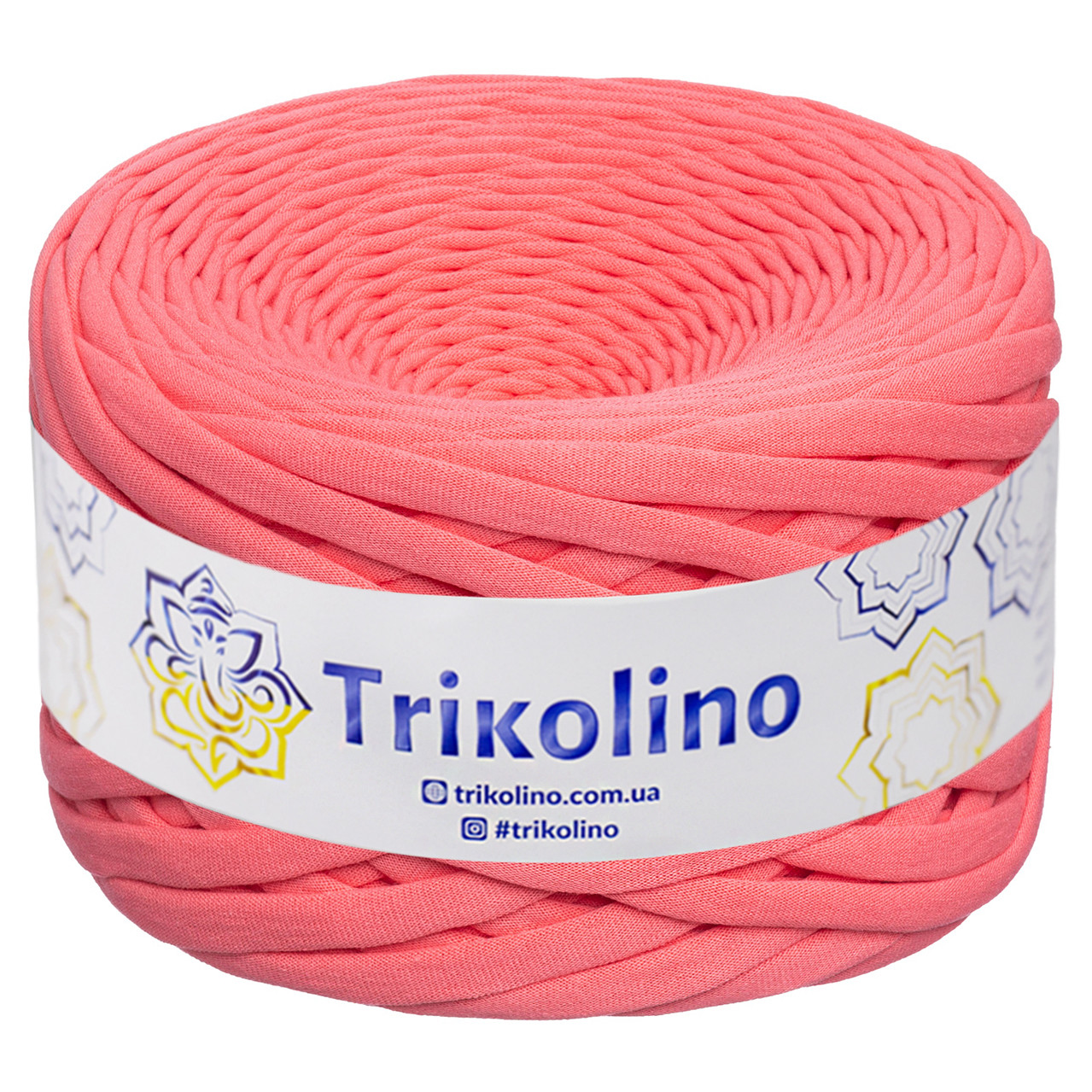 Трикотажна пряжа Trikolino, 7-9 мм., 100 м., Сакура, нитки для в'язання