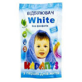 Кисневий відбілювач для дитячої білизни Карапуз White 500 гр (4820049381580)