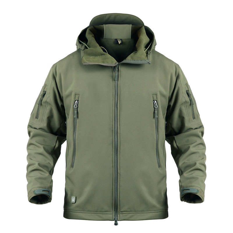 Тактична куртка Pave Hawk PLY-6 Green 3XL чоловіча армійська холодостійка з капюшоном 3шт