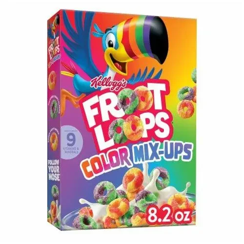 Сухий сніданок Kellogg's Froot Loops Color Mixups 232 g