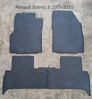 Коврики резиновые Renault Scenic 3 2009-2015