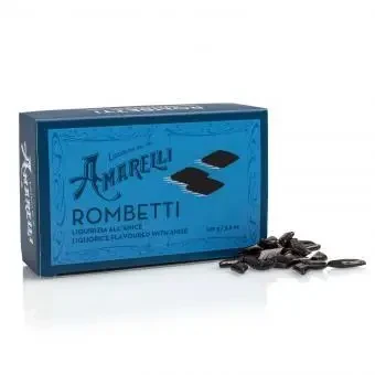 Лакрична Пастила Amarelli Rombetti Box with anise 100g, фото 1