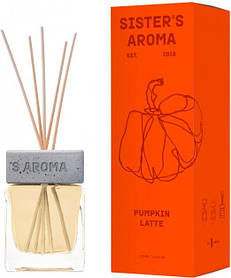 Аромадифузор для будинку Sister's Aroma Reed Diffuser SA Pumpkin Latte