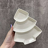 Менажниця порцелянова Stenson MC-4290-9 23 см "Ялинка", фото 2