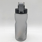 Спортивна пляшка для води 850 мл, EL-1240, Сіра / Пляшечка для залу / Пластикова фляга для води, фото 5