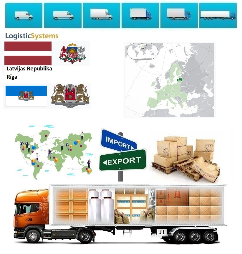 Вантажні перевезення з Риги в Ригу разом з Logistic Systems