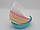 Фруктівниця цукерниця пластикова Кошик для фруктів Elif Plastik Сухарниця овальна Хлібниця 29*20 H 10 cm, фото 4