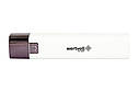 Ліхтар WERTVOLL 3 режими LED Li-ion 1200 mAh/t 7000 K/80 lum powerbank ABS 122х25 мм WHITE RX-8001, фото 3