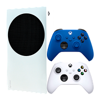 Набор Microsoft Xbox Series S 512GB White + Геймпад Microsoft Xbox Series Shock Blue