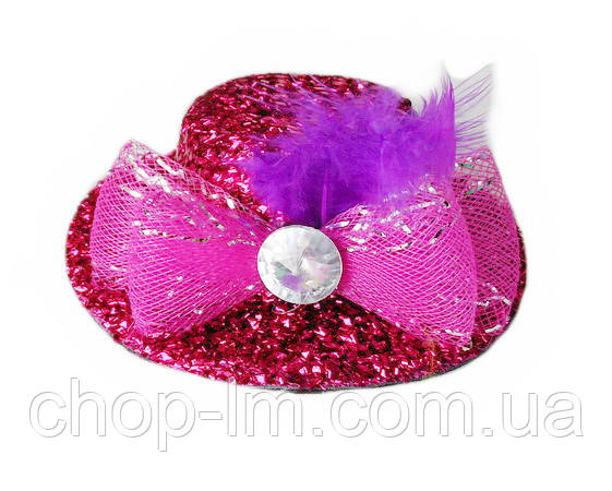 Капелюх "Блиск" рожевий