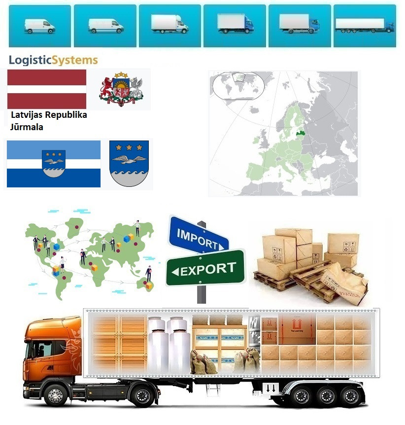 Вантажні перевезення з Юрмали в Юрмалу разом з Logistic Systems
