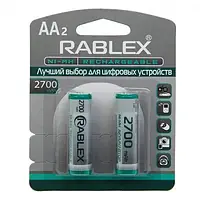 Акумулятор Rablex 1.2V AA 2700 mAh Ni-MH блістер 2 шт.