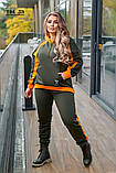 Стильний жіночий спортивний костюм двійка батал 794 ЛЗ, фото 10