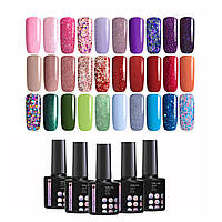 Набір (30 шт) гель-лаків та кольорових баз Reglance "Firework" 7.5 мл