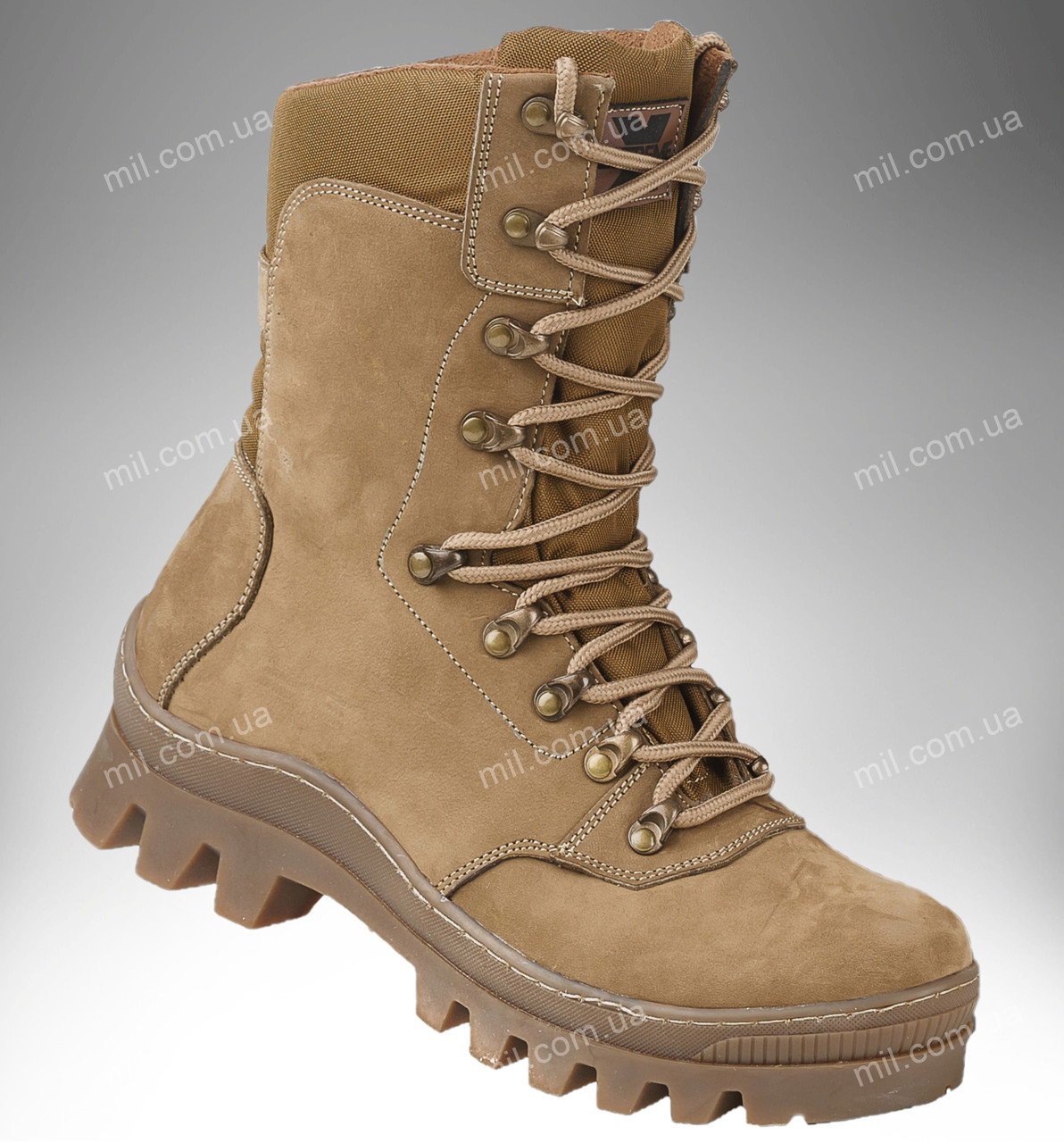 Берцы зимние / тактическая утепленная обувь на меху БИЗОН (coyote) - фото 1 - id-p1709016771