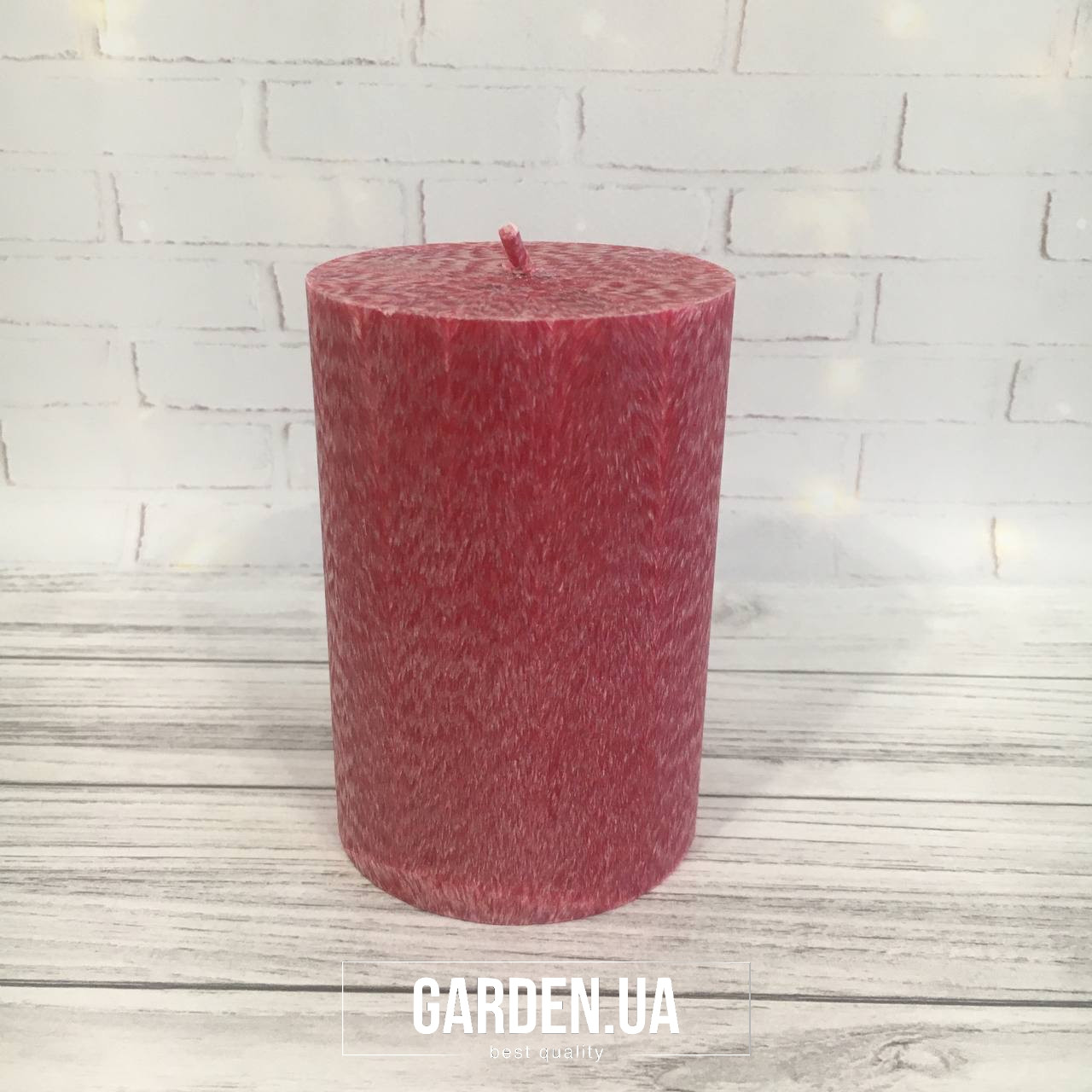 Свічка з пальмового воску 70/100 мм червоний