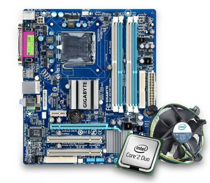 Комплект: Материнская Плата S775 DDR3 + CPU + Cooler Бу — Купить ...