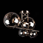 Люстра "молекула" в стилі лофт на 4 лампи Е27 колір антична бронза PM-P5-N5160/4, фото 4