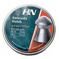 Кулі H & N Baracuda Match 0,69 г 4,5 мм 400 шт / уп