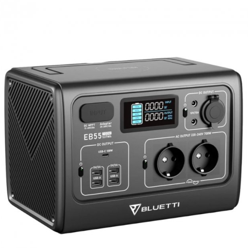 Портативна електростанція Powerbank BLUETTI EB55  Power Station | 700W 537Wh