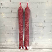 Свічка з пальмового воску 20/180 мм червоний