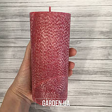 Свічка з пальмового воску 70/150 мм червоний, фото 2