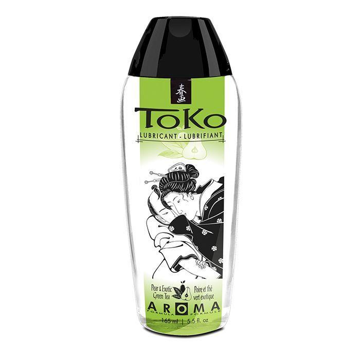 Лубрикант на водній основі Shunga Toko AROMA — Pear & Exotic Green Tea (165 мл), не містить цукру