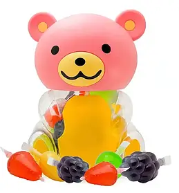 Копілка з желейками Funtasty Squeezable Fruit Jelly Candy bear 19 цукерок