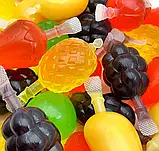 Копілка з желейками Funtasty Squeezable Fruit Jelly Candy bear 19 цукерок, фото 2