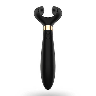 Вібратор для пар Original Satisfyer Endless Fun Black, три мотори, багатофункціональний