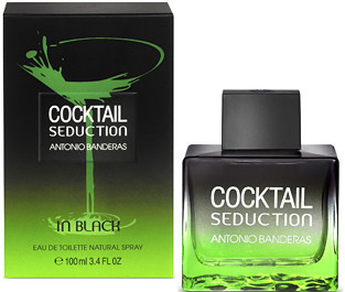 Чоловіча туалетна вода Antonio Banderas Cocktail Seduction in Black for Men (Коктейл Седакшн Ін Блек) 100 мл