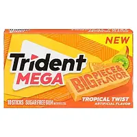 Жвачка Trident Mega Tropical Twist 10st