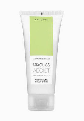 Лубрикант на водной основе MixGliss Addict Green Citrus (70 мл) Лайм