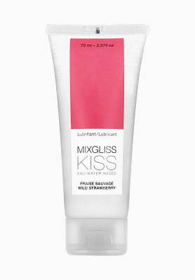 Лубрикант на водной основе MixGliss KISS Wild Strawberry  (70 мл) Дикая Клубничка