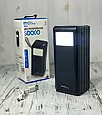 Потужний Повербанк Power Bank ACL PW-07 на 50000 mAh Повербанк з ліхтариком, фото 2