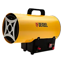 Газова теплова гармата прямого нагріву DENZEL GHG-10 : 100 м2, 10 кВт, 300 м3/ч, пропан-бутан