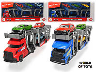 Автотранспортер Dickie Toys з 3 машинками 28 см 2 види (3745008)