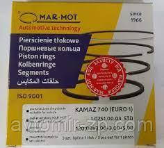Кільця поршневі КАМАЗ П/К MAR-MOT (виробництво Польща) 740.1000106
