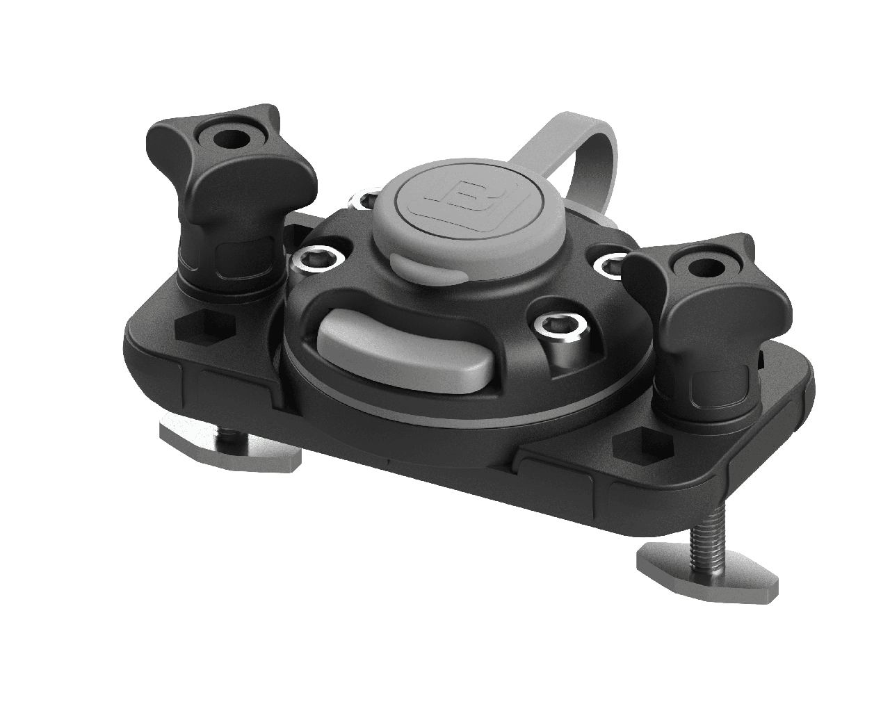 Монтажна система BORIKA FASTen FFr222 чорно-сіра для кріплення аксесуарів на профілі з Т-пазом (01.01.012.02.01), фото 1