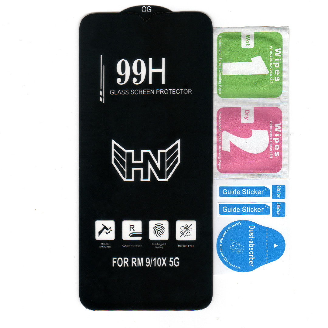 Захисне скло 99H для Xiaomi Redmi 9 | Full Glue | Big Edge