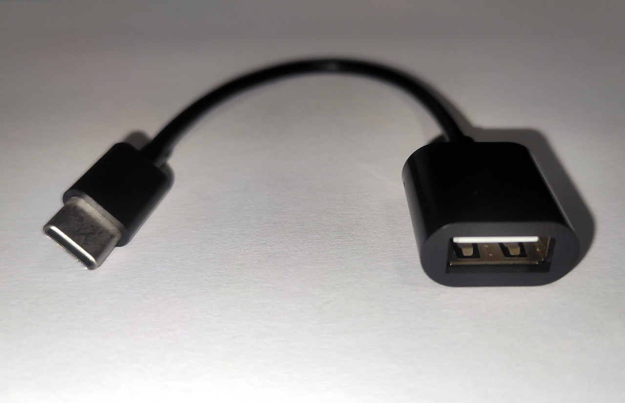 Перехідник, адаптер TypeC до USB, кабель OTG
