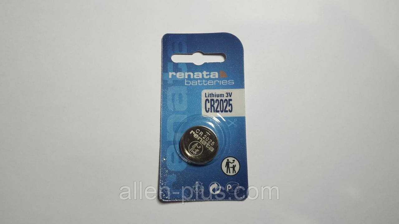 Батарейка літієва RENATA CR2025, 3V