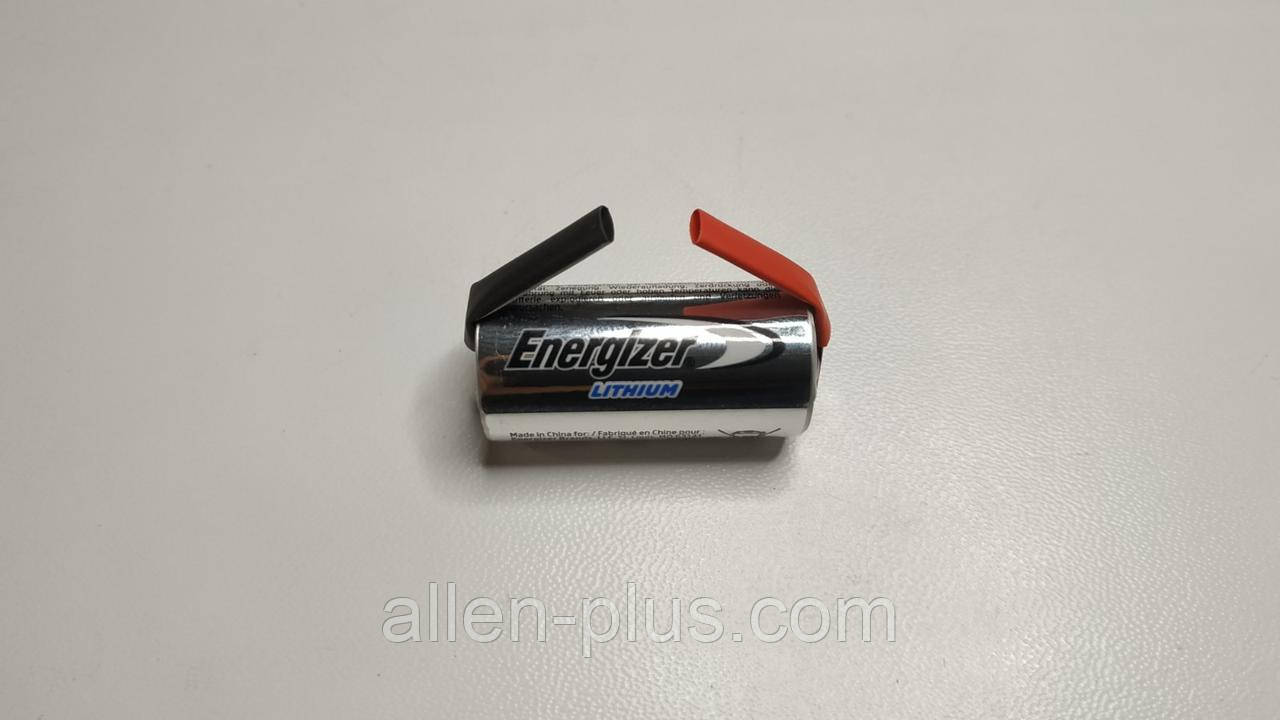 Батарейка літієва Energizer Lithium Cell CR123A, 3V з пелюстками під паяння